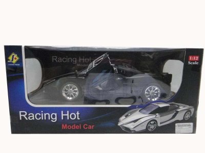 1:12 SIX FUNCTION R/C CAR W/CHARGER,LIGHT RED/BLACK - HP1030996