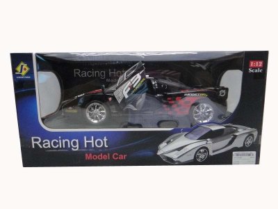 1:12 SIX FUNCTION R/C CAR W/CHARGER,LIGHT RED/BLACK - HP1030997