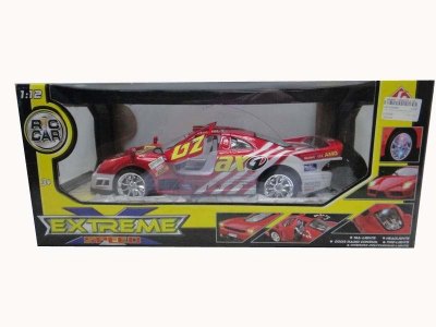 1:12 SIX FUNCTION R/C CAR W/CHARGER,LIGHT RED/YELLOW/GREY - HP1030999