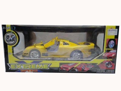1:12 SIX FUNCTION R/C CAR W/CHARGER,LIGHT RED/YELLOW/GREY - HP1031001
