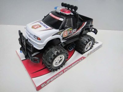 FRICTION POLICE CAR W/LIGHT & MUSIC 2COLOR - HP1031056