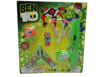 BEN10 NEEDLE GUN + WATCH LAUNCHER - HP1031140