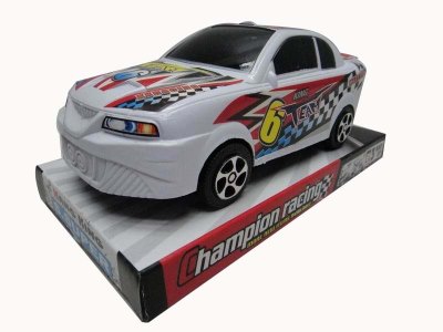 FRICTION RACING CAR BLUE/WHITE - HP1031148