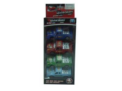 PULL BACK CAR 4PCS  - HP1031301