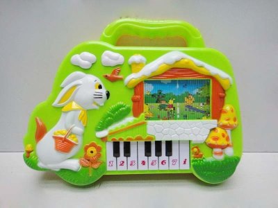 CARTOON CAR ELECTRONIC ORGAN W/LIGHT & MUSIC - HP1031330