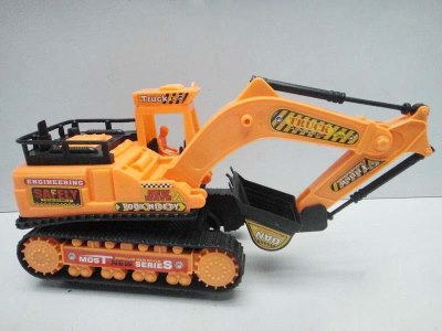 FRICTION CONSTRUCTION CAR  YELLOW/BLUE - HP1031359