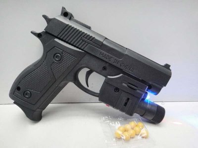 BULLET GUN W/INFRARED & BULLET (INCLUDED BUTTONCELL)  - HP1031398
