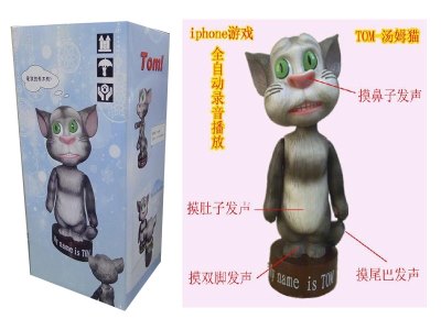 TALKING TOM CAT W/RECORD  - HP1031674