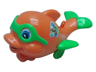 PULL LINE DOLPHIN W/BELL   2COLOR - HP1031743