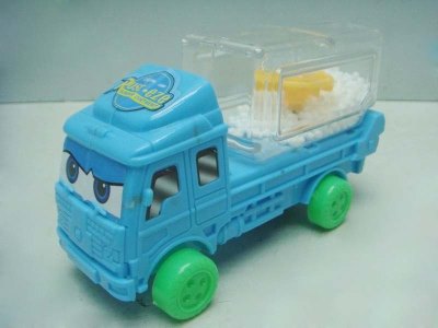 PULL LINE SNOW CAR  YELLOW/GREEN/BLUE - HP1031751