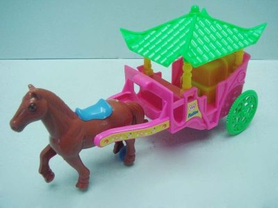 PULL LINE CARRIAGE W/LIGHT GREEN/YELLOW/RED - HP1031753
