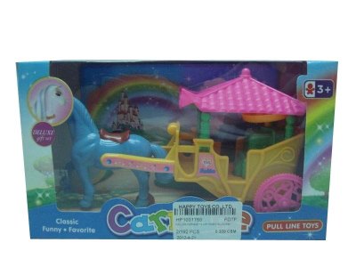 PULL LINE CARRIAGE W/LIGHT GREEN/YELLOW/RED - HP1031755