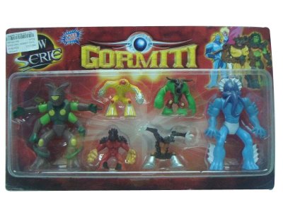 6 PCS VINYL GORMITI TOYS  - HP1031765