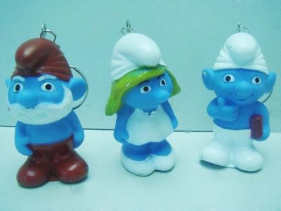 SMURFS KEYCHAIN 3ASST - HP1031856