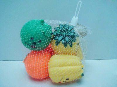6PCS VINYL FRUIT  TOYS  - HP1031862