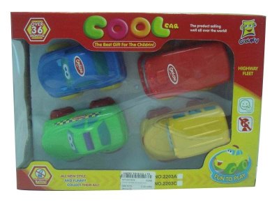 4 PCS FRICTION POWER CAR 4COLOR & 4ASST - HP1031876