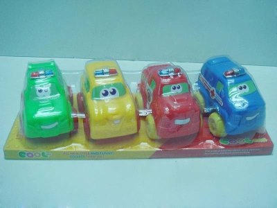 4 PCS FRICTION POLICE CAR 4COLOR & 4ASST - HP1031879