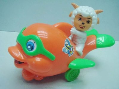 PULL LINE DOLPHIN W/BELL & SHEEP 2COLOR - HP1031910