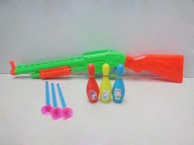SOFT SHOOTING GUN W/BOWLING - HP1031935