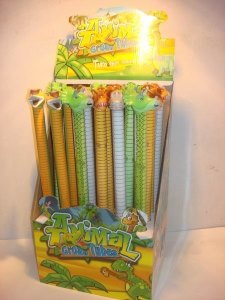 DINOSAUR GROAN TUBES W/SOUND 24PCS DISPLAY BOX   - HP1032328