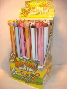 ANIMAL GROAN TUBES W/SOUND 24PCS DISPLAY BOX - HP1032330