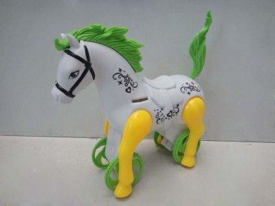 PULL LINE HORSE YELLOW/GREEN/WHITE - HP1032337