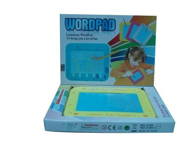 FLUORESCENCE WRITING BOARD PINK/BLUE/YELLOW/WHITE - HP1032347