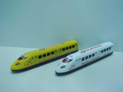 2PCS FRICTION TRAIN  WHITE/YELLOW - HP1032364