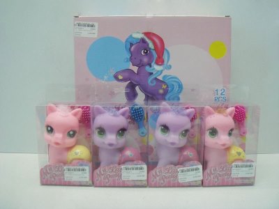 VINYL HORSE SET 2COLOR (12PCS/DISPLAY BOX) - HP1032371