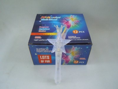 PENTAGRAM FLASHING STICK 12PCS DISPLAY BOX - HP1032402