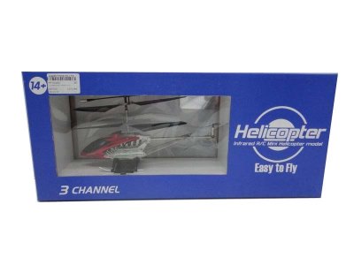 3.5 CHANNEL R/C HELICOPTER RED/YELLOW - HP1032407