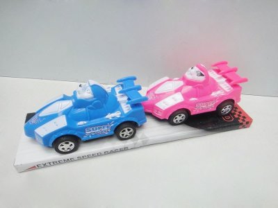 2PCS PULL BACK CARTOON CAR RED/BLUE/YELLOW - HP1032599