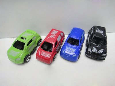 PULL BACK CAR W/PAINTING 4ASST GREEN/BLACK/RED/BLUE - HP1032613