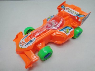 PULL LINE CAR W/LIGHT ORANGE/GREEN/BLUE - HP1032812