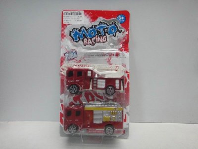 2PCS PULL BACK FIRE TRUCK 2ASST - HP1033147