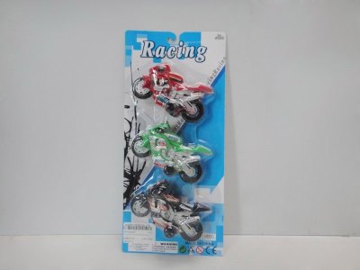 3PCS PULL BACK MOTOR BLUE/RED/YELLOW/BLACK - HP1033287