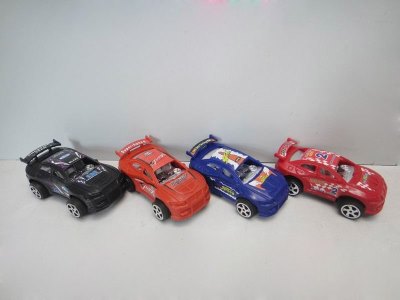 PULL BACK RACING CAR RED/BLACK/ORANGE/BLUE - HP1033299