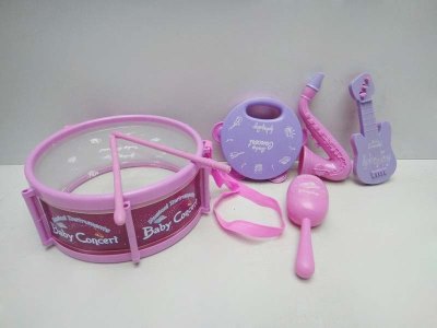 DRUM W/MUSICAL INSTRUMENT & RATTLE - HP1033544