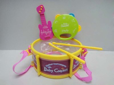 DRUM W/MUSICAL INSTRUMENT & RATTLE - HP1033545