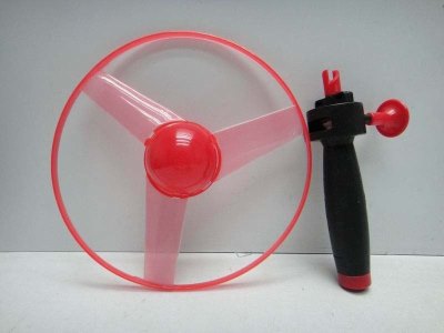 PULL LINE FLYING DISC  YELLOW/RED/GREEN - HP1033615