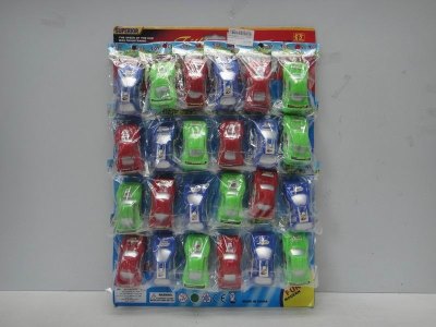 PULL BACK CAR 3COLOR 3ASST 24PCS - HP1033813