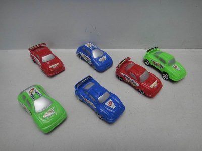 PULL BACK CAR 3COLOR 3ASST 6PCS - HP1033815