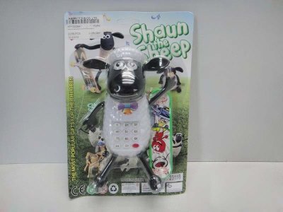 SHAUN THE SHEEP MOBILE PHONE W/FINGER SKATEBOARD - HP1033841