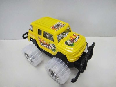 FRICTION CAR W/LIGHT & MUSIC 4COLOR INCLUDED BUTTONCELL - HP1034024