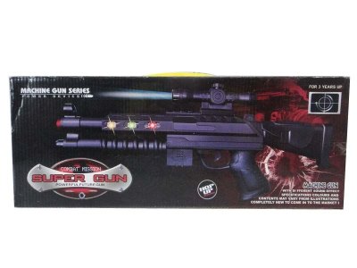 B/O GUN W/LIGHT & MUSIC & VIBRATION & INFRARED - HP1034028