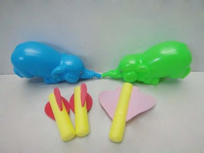 2PCS AIR PRESSURE ELEPHANT W/WHISTLE & EVA BULLET - HP1034097