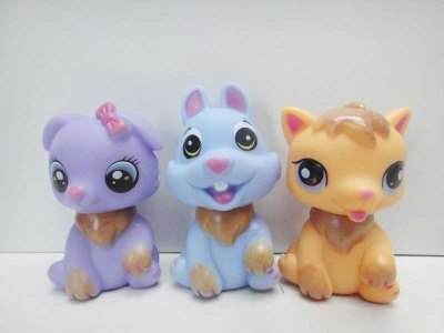 3PCS VINYL ANIMAL 6ASST - HP1034120