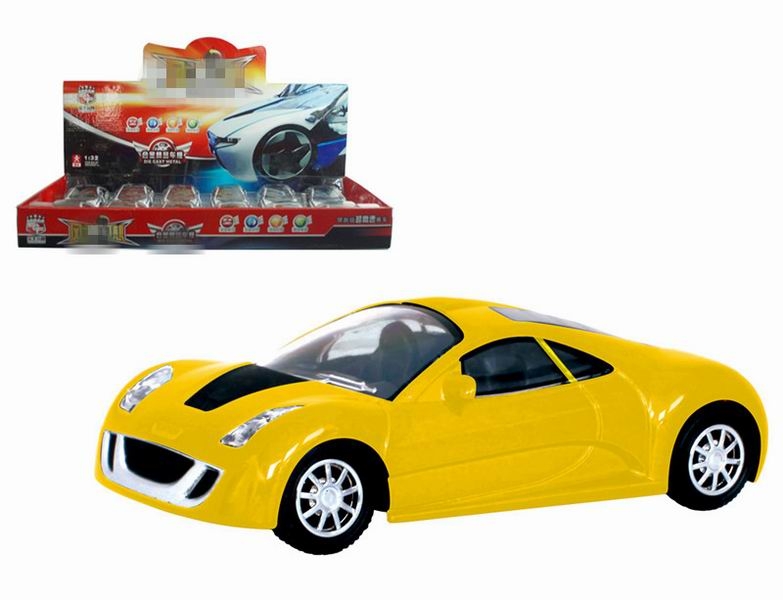 DIE CAST 1:32 PULL BACK CAR W/IC & LIGHT 12PCS DISPLAY BOX - HP1034232