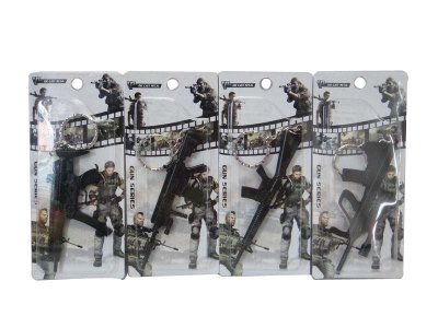 DIE CAST GUN 4ASST - HP1034237