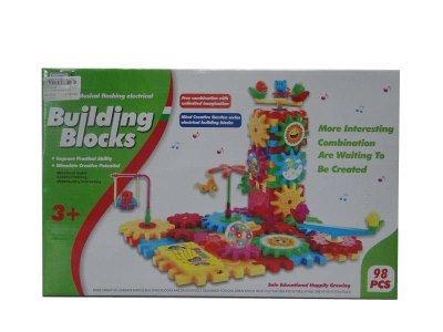 98PCS B/O BUILDING BLOCK W/LIGHT & MUSIC - HP1034387